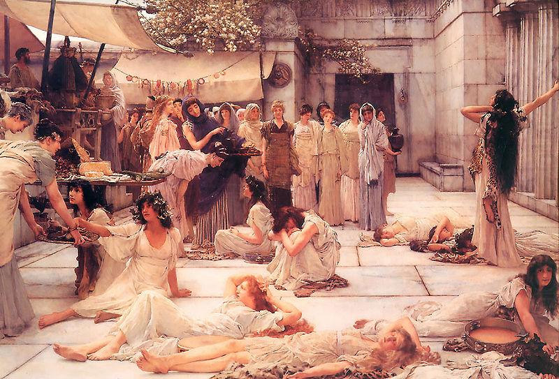 Laura Theresa Alma-Tadema Women of Amfiss china oil painting image